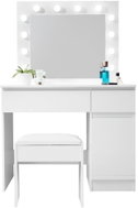 Dressing table Bella with lighting, matt white/matt white - package 2/2 - Dressing Table