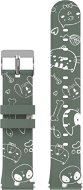 Armband WowME universal Quick Release 20mm Cute Green - Řemínek