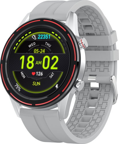 WowME Roundswitch Silver Main image WowME Roundswitch Silver - Smart Watch - Main image