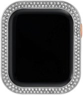 Anne Klein Luneta s krystaly pro Apple Watch 40 mm stříbrná - Protective Watch Cover