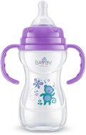 BAYBY Dojčenská fľaša 240 ml – fialová - Dojčenská fľaša