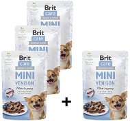 Brit Care Mini Venison Fillets in Gravy 4 × 85g - Dog Food Pouch