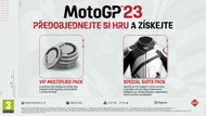 MotoGP 23 - VIP-Multiplikator-Pack und Spezialanzug-Pack - PS4 - Promo-Aktivierungscode