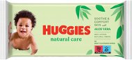 HUGGIES Natural Care 56 ks - Dětské vlhčené ubrousky