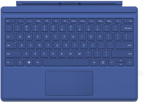 Surface Pro 4 Type Cover Blue - Keyboard - Main image