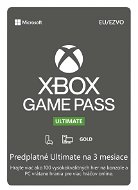 Xbox Game Pass Ultimate – 3-mesačné predplatné - Dobíjacia karta