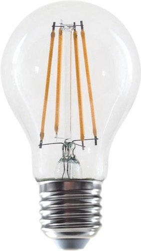 LED Filament žárovka čirá A60 8W/230V/E27/6500K/1040Lm/360° - LED Bulb - Main image